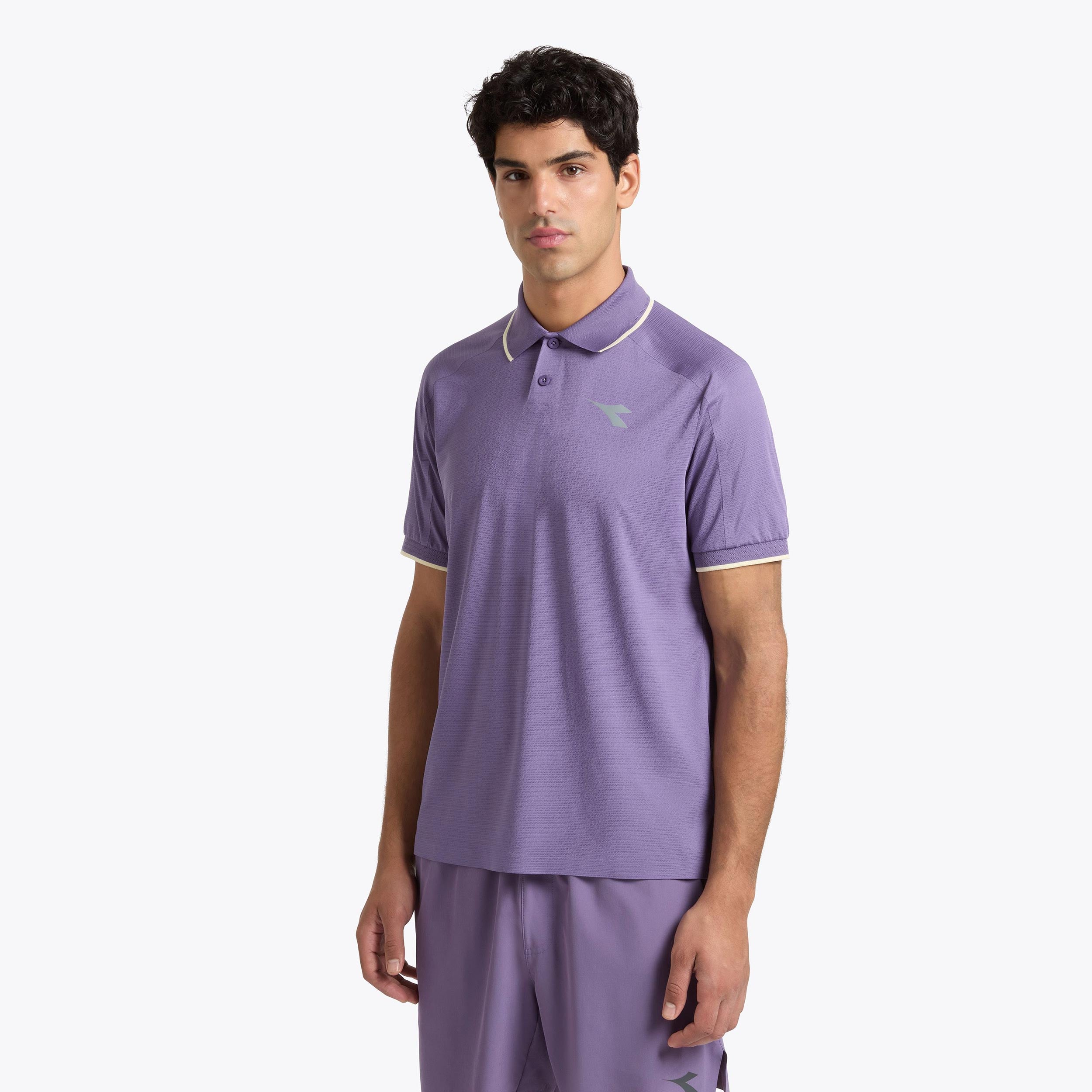Diadora Fibrazero Polo Hommes - violet