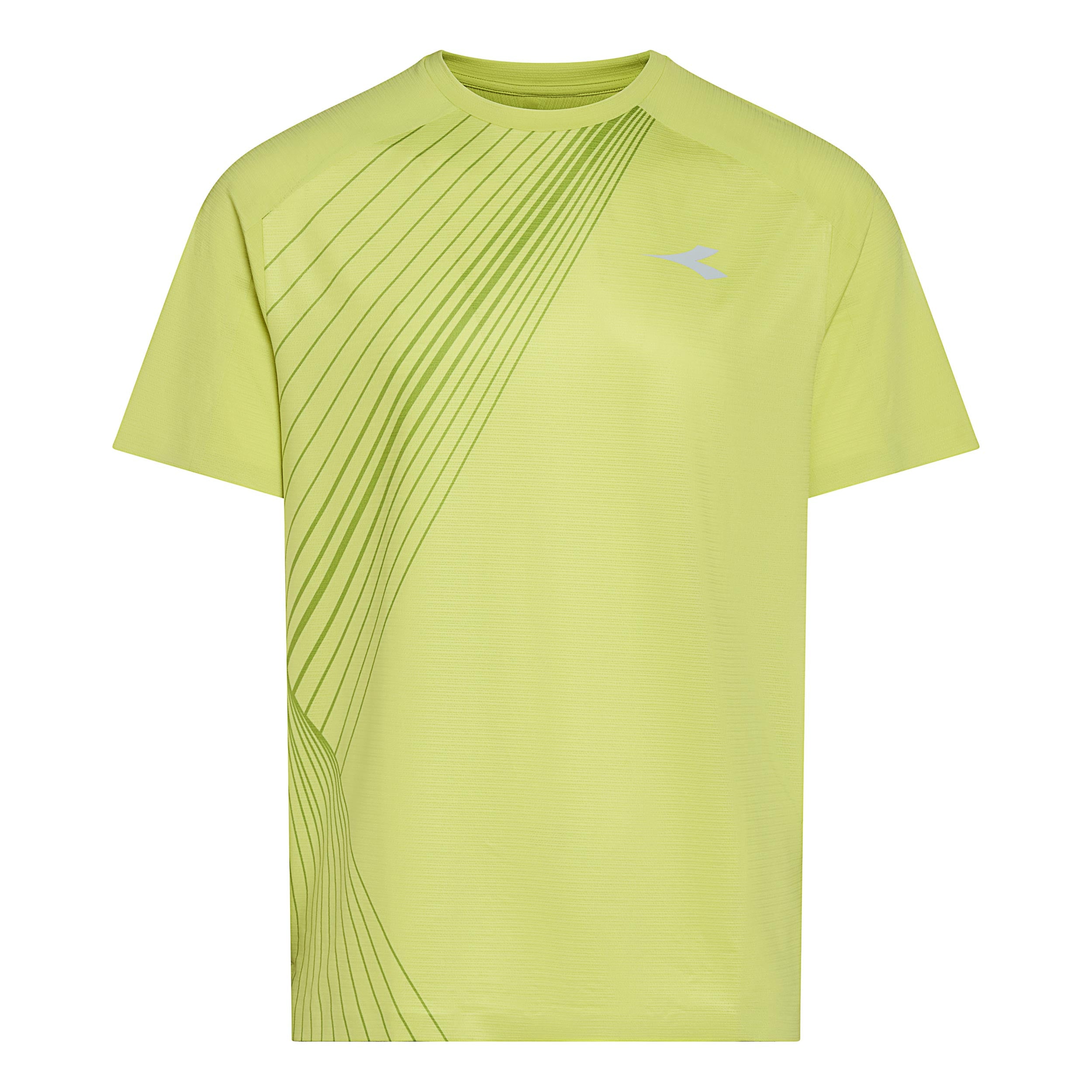 Diadora Fibrazero T-shirt Heren - limoen