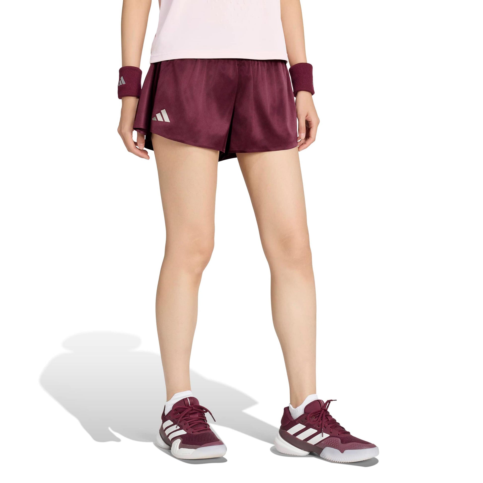 adidas Pro Shorts Dames - wijnrood