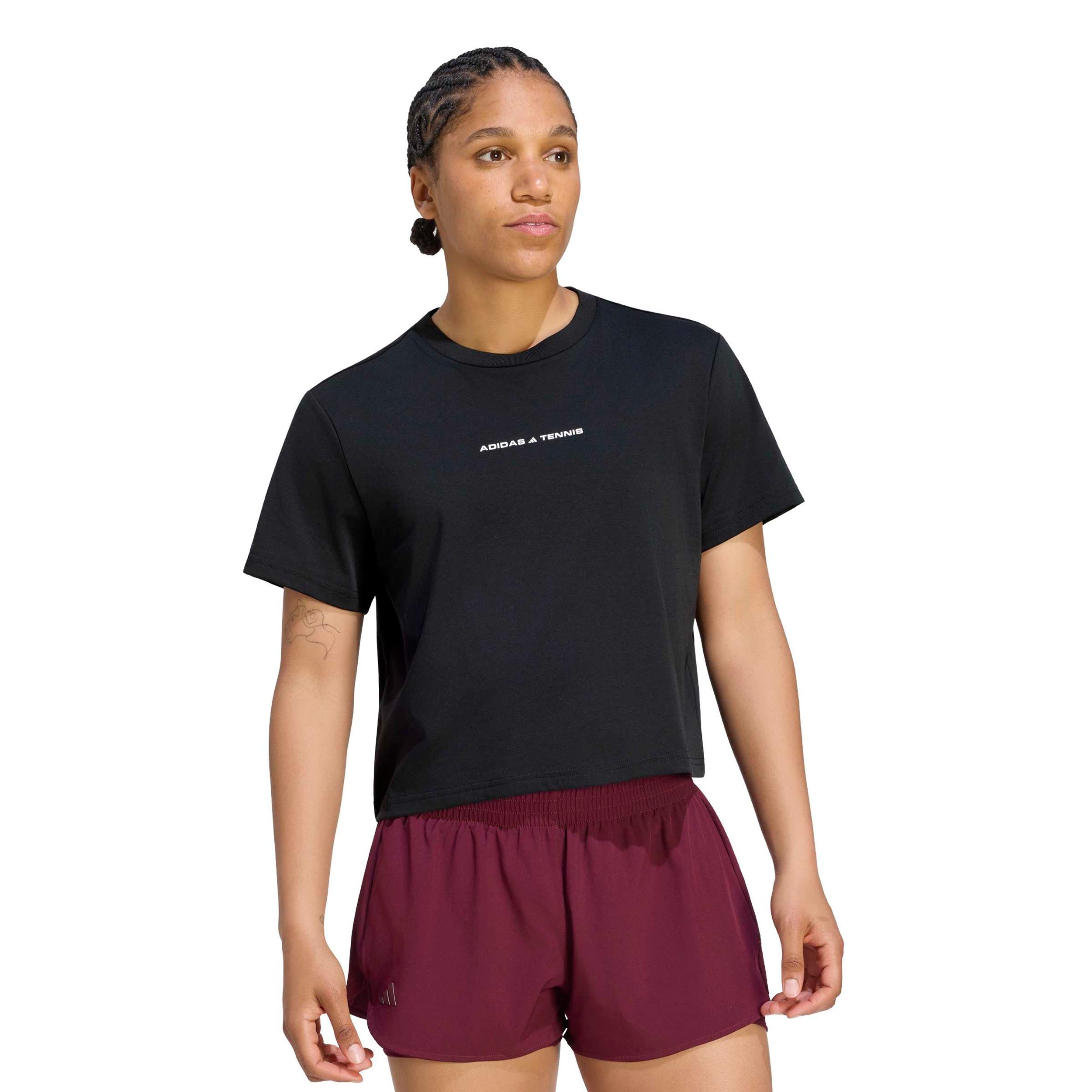 adidas Graphic T-shirt Femmes - noir, blanc