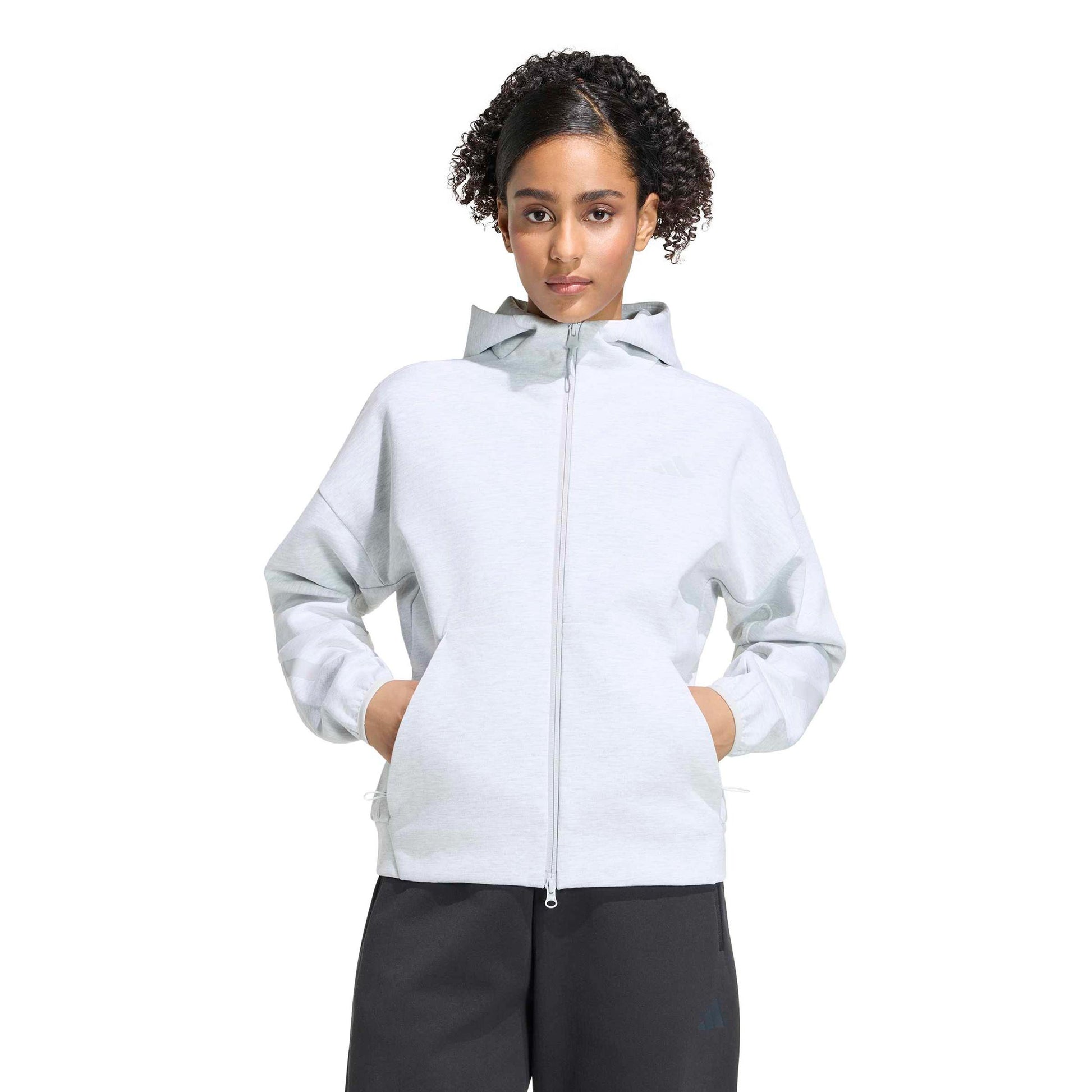 adidas Z.N.E. Sportjas Dames - lichtgrijs