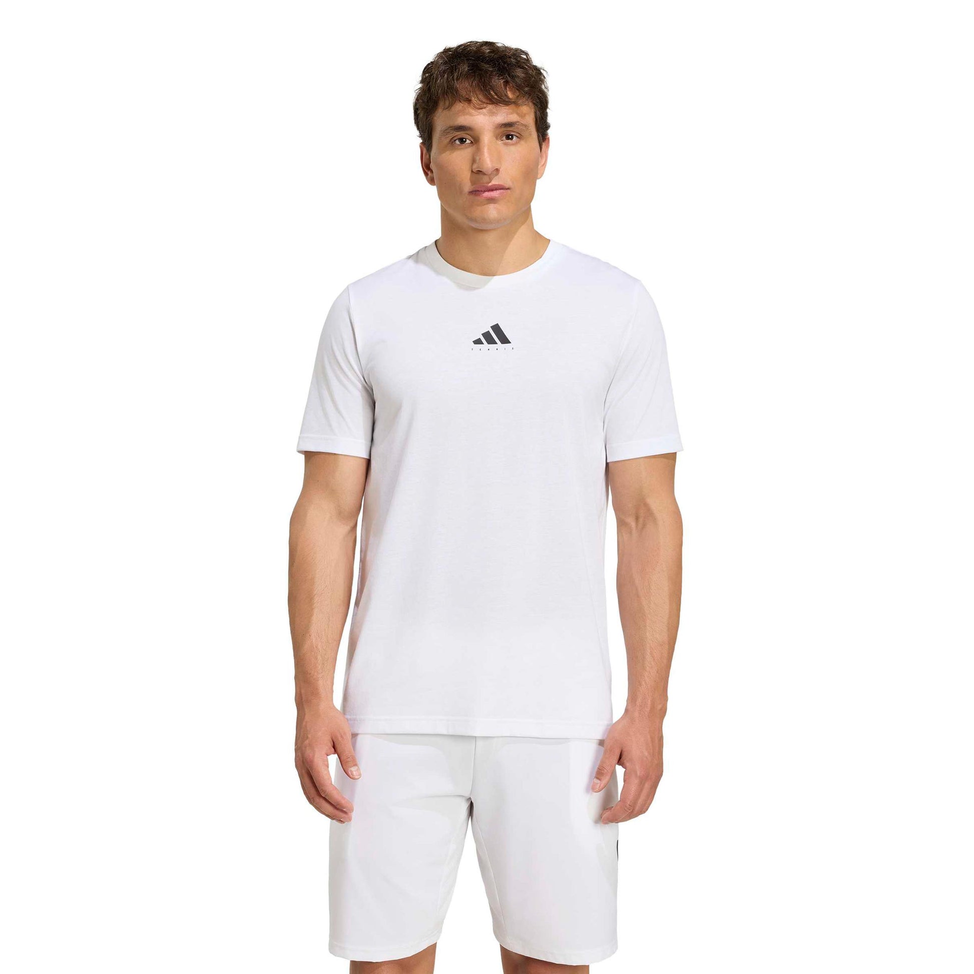 adidas T-shirt Hommes - blanc, multicouleur