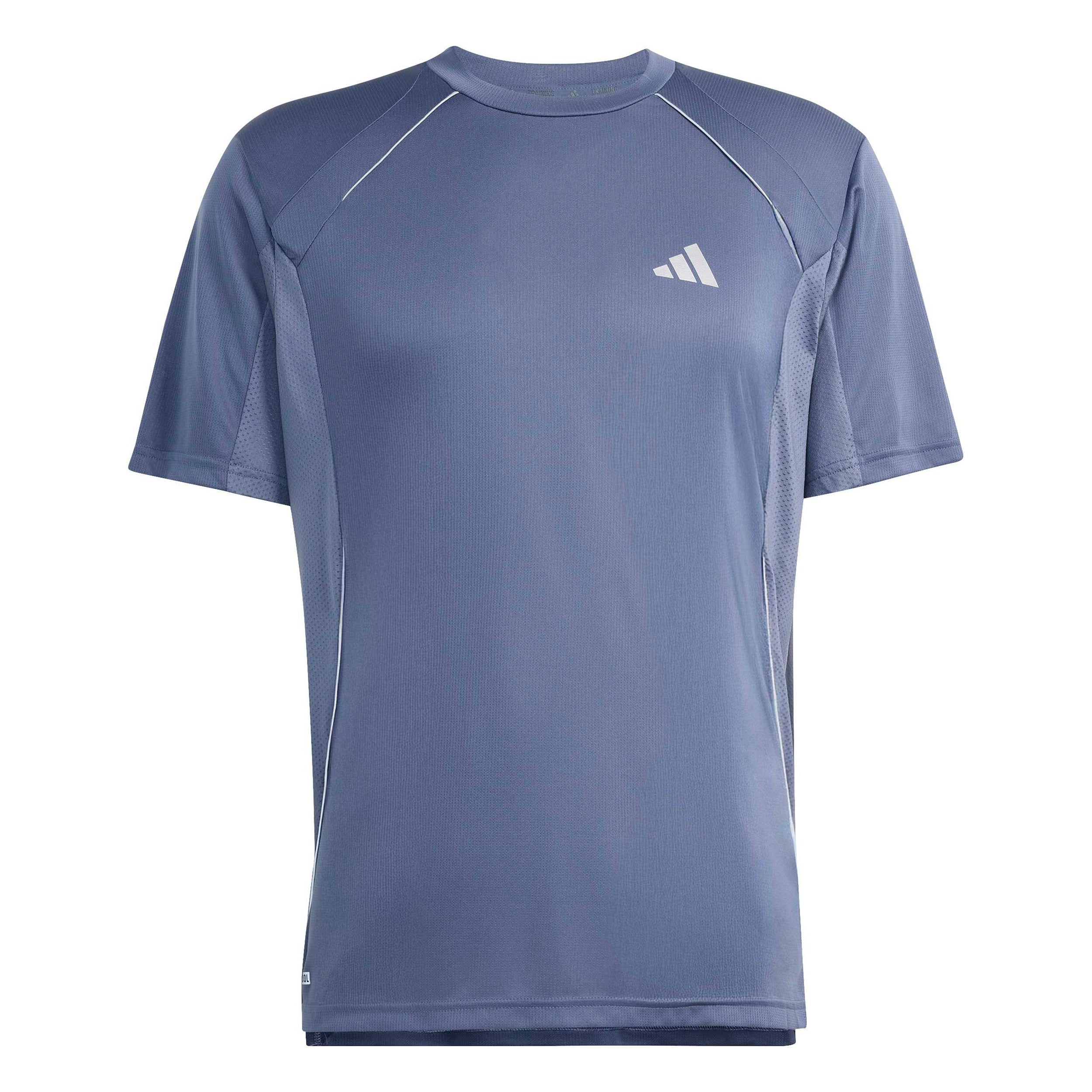 adidas Tech T-shirt Heren - blauwgrijs