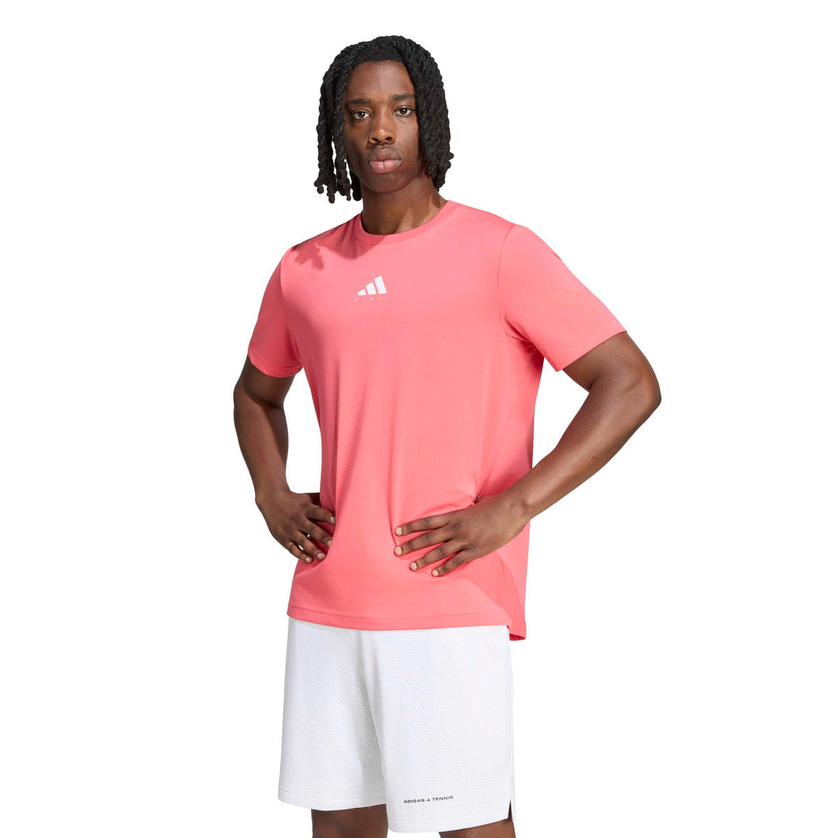 adidas Graphic T-shirt Heren - bes, wit
