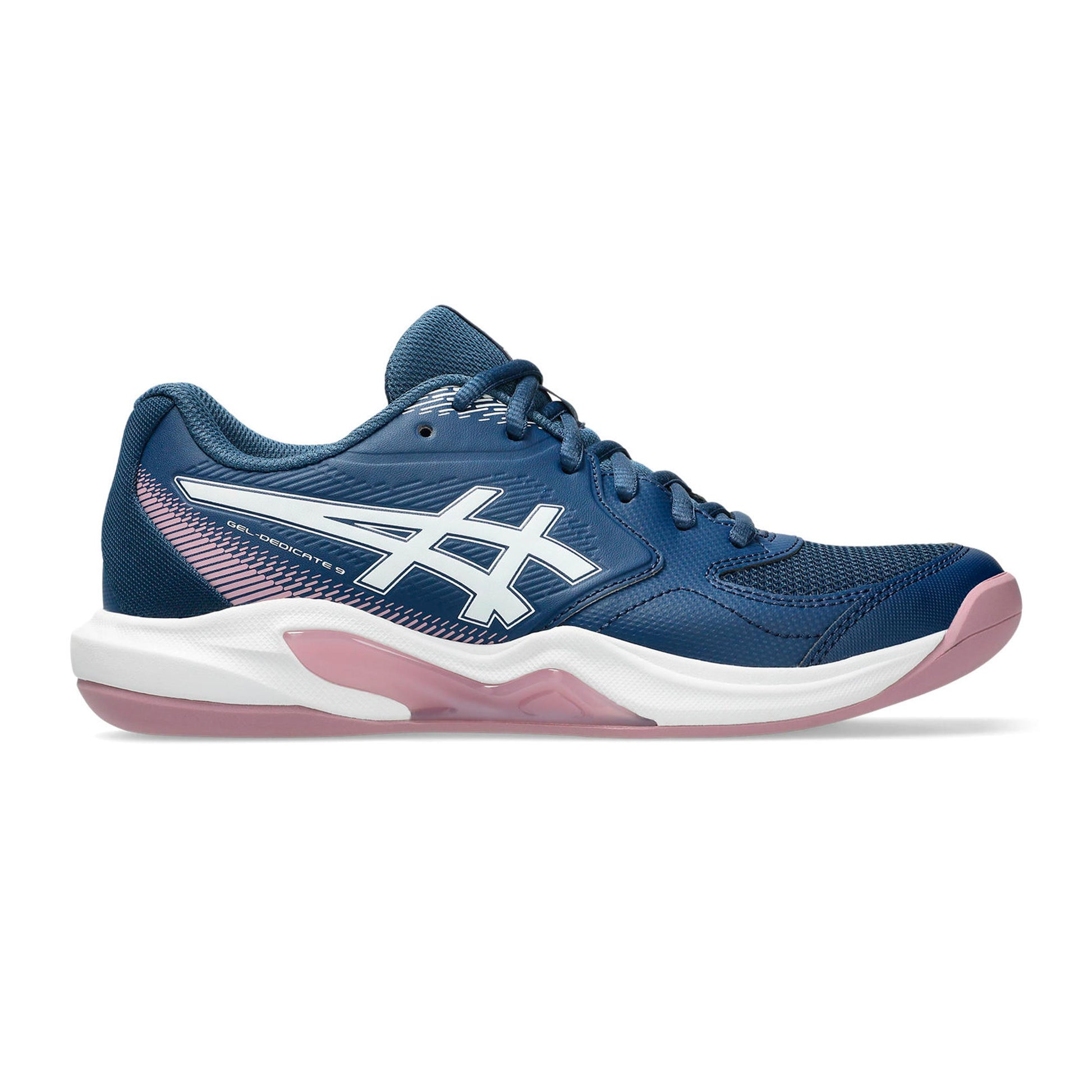ASICS Gel-Dedicate 9 Tennisschoen tapijt Dames - donkerblauw, wit