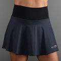LUX II Rok Dames - donkergrijs, zwart