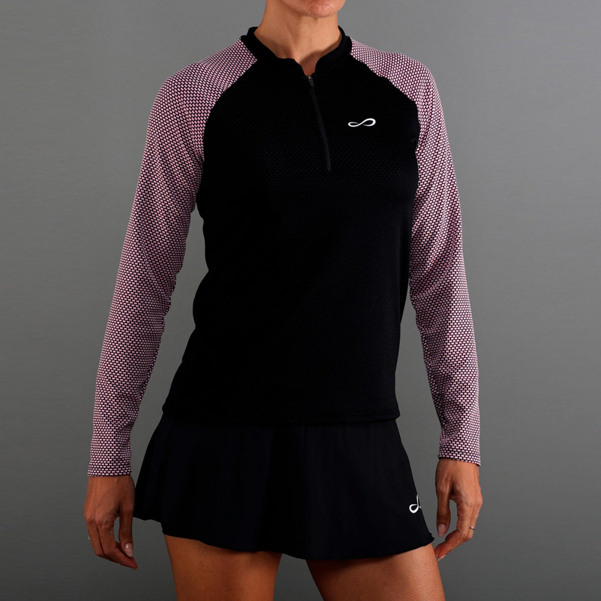 Endless KIRSCH NEO Sweatshirt Dames - zwart, roze
