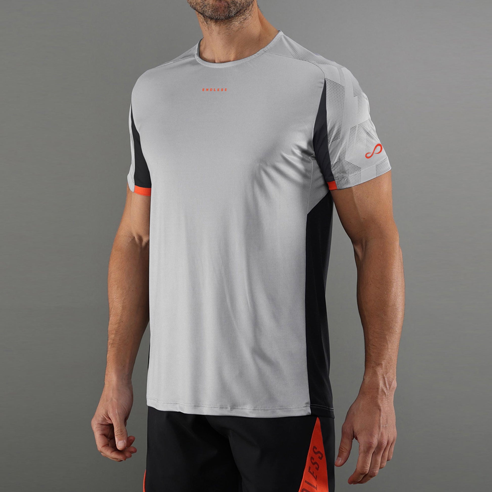 Endless RYKER T-shirt Hommes - gris, noir