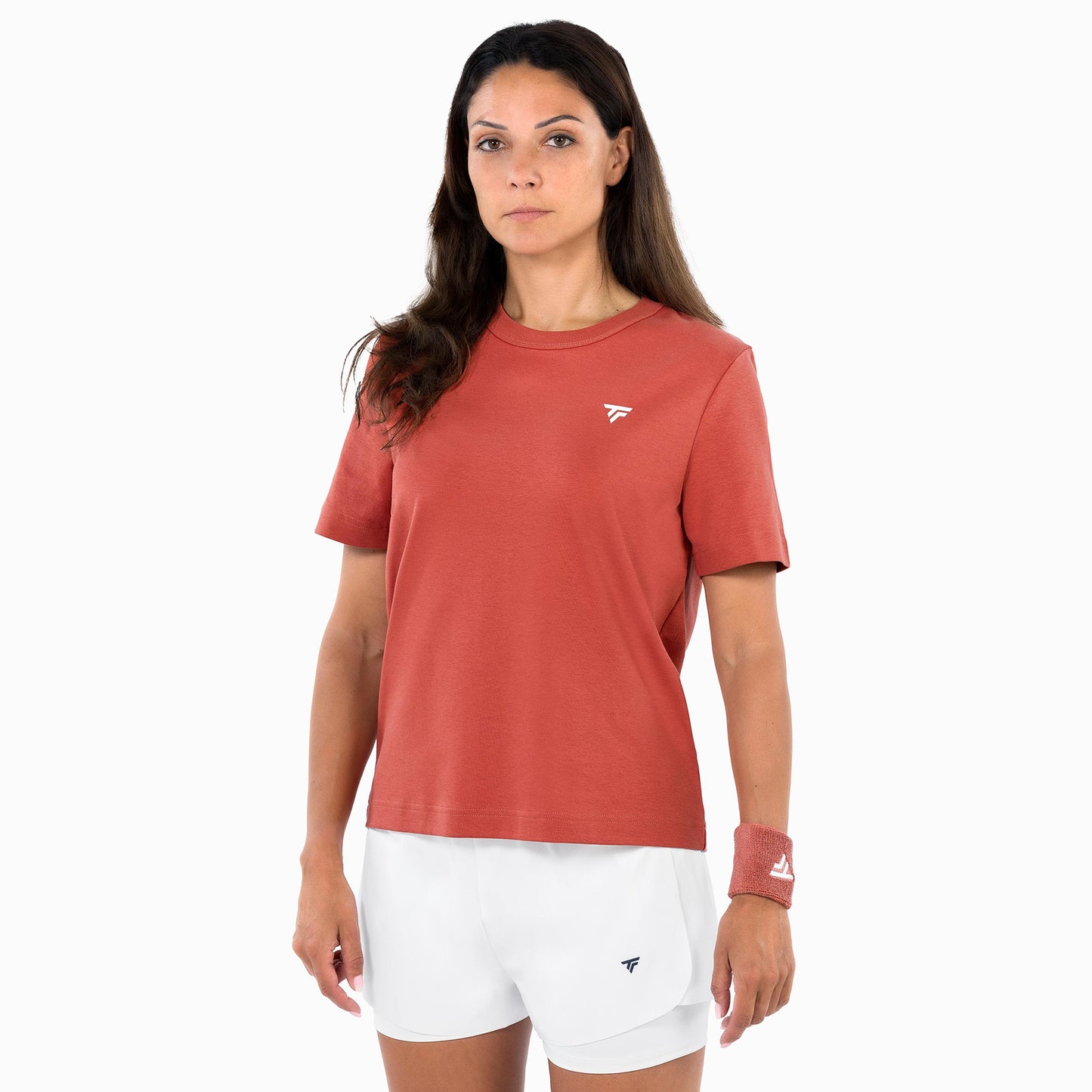 Tecnifibre Graphic T-shirt Dames - roodoranje
