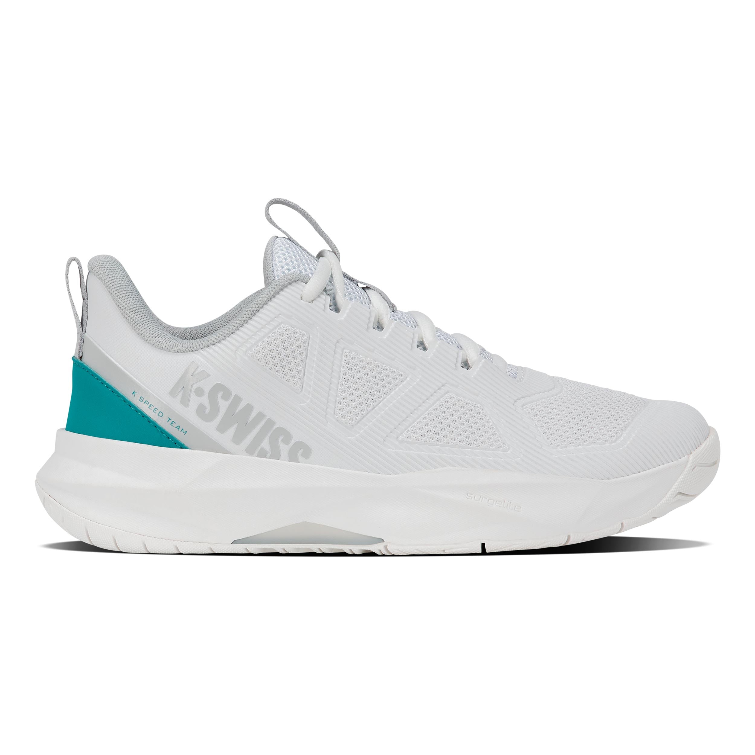 K-Swiss K-Speed Team Allcourt schoen Dames - wit, turkoois