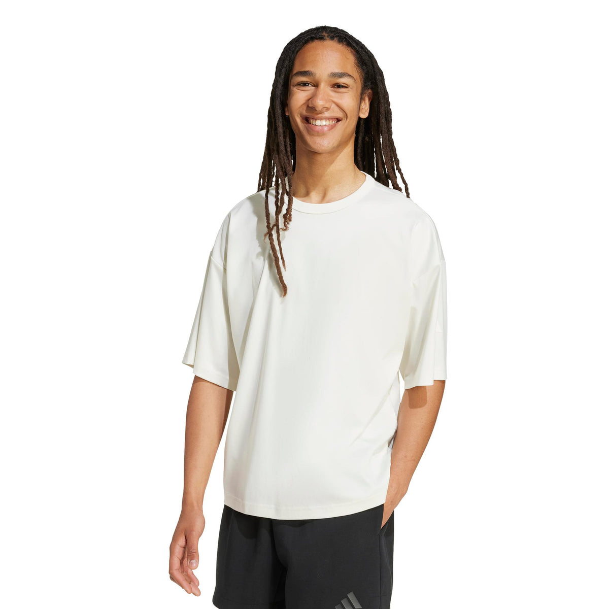 adidas Soft Lux T-shirt Hommes - blanc cassé