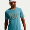 Court Dri-Fit T-shirt Heren - petrolblauw