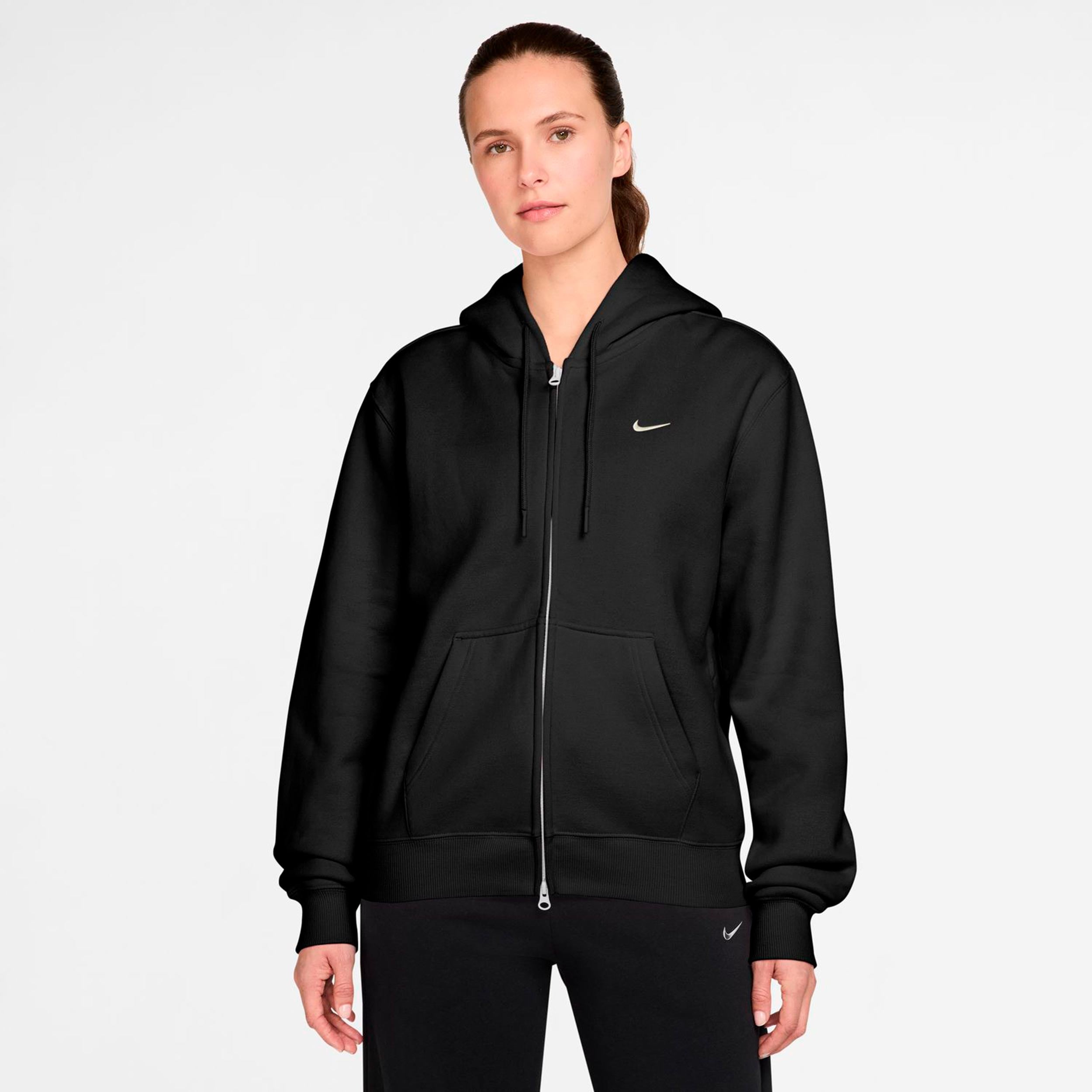 Nike Studio Fleece Sportjas Dames - zwart