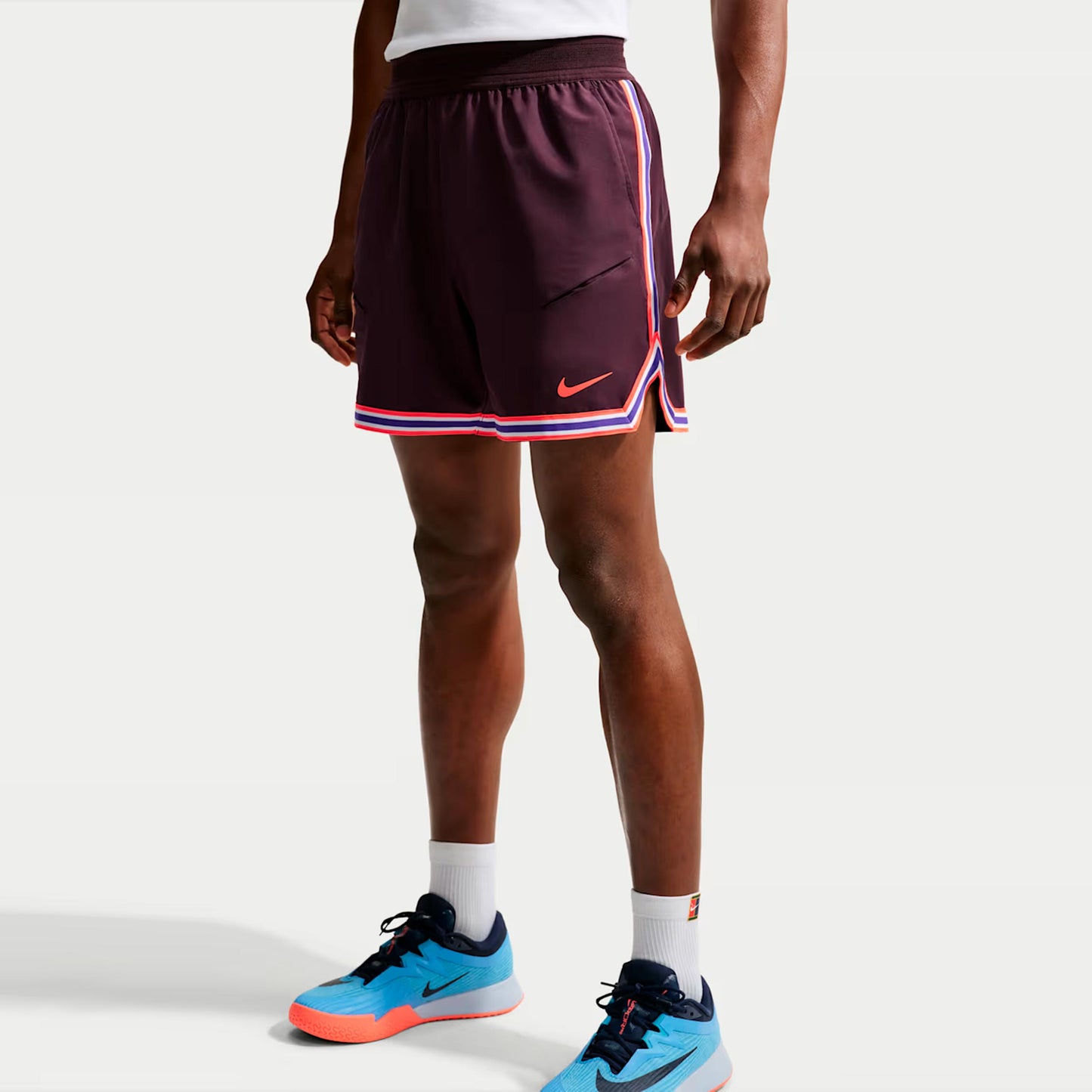 Nike Carlos Alcaraz Court Slam Shorts Heren - donkerrood