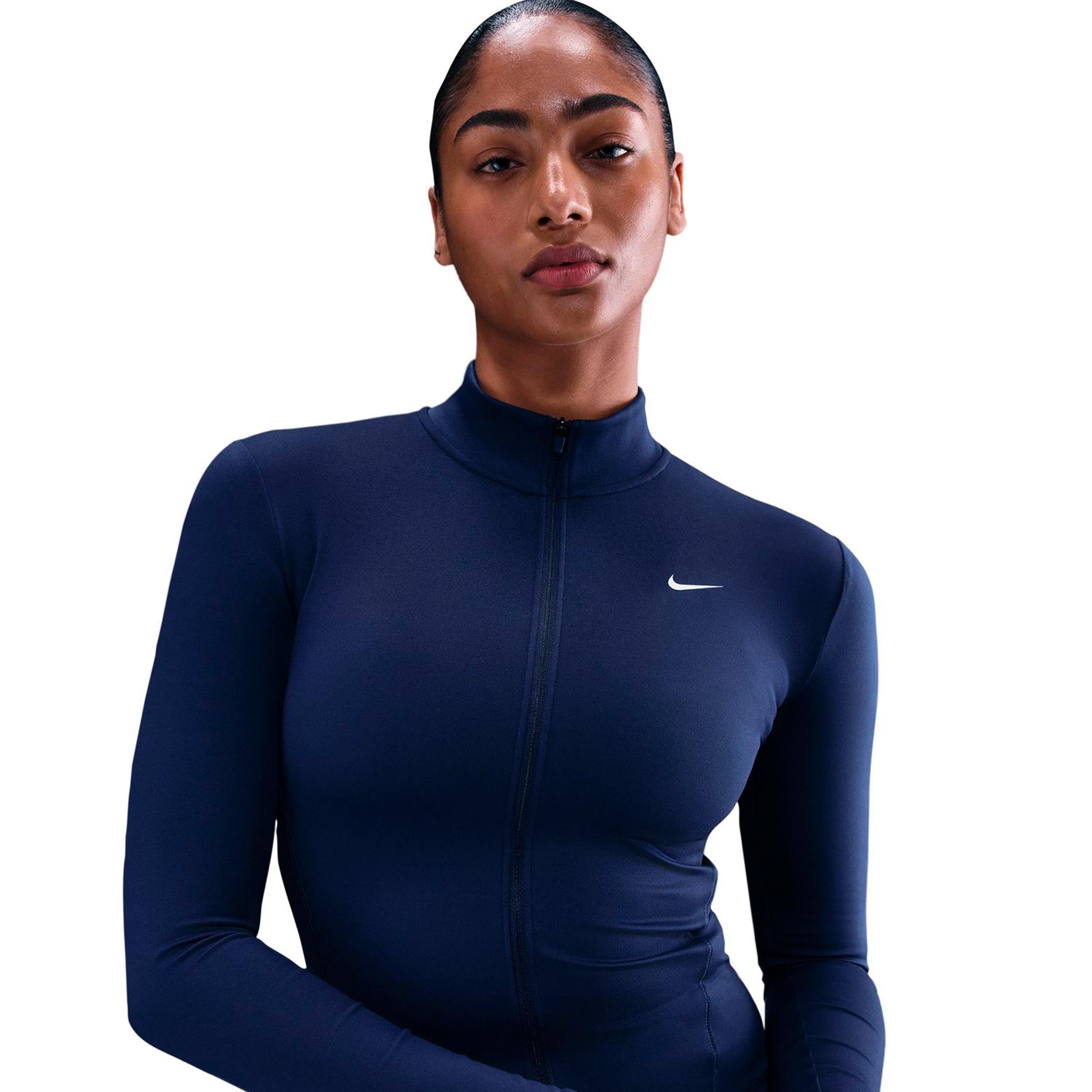 Nike One Fitted Trainingsjack Dames - donkerblauw