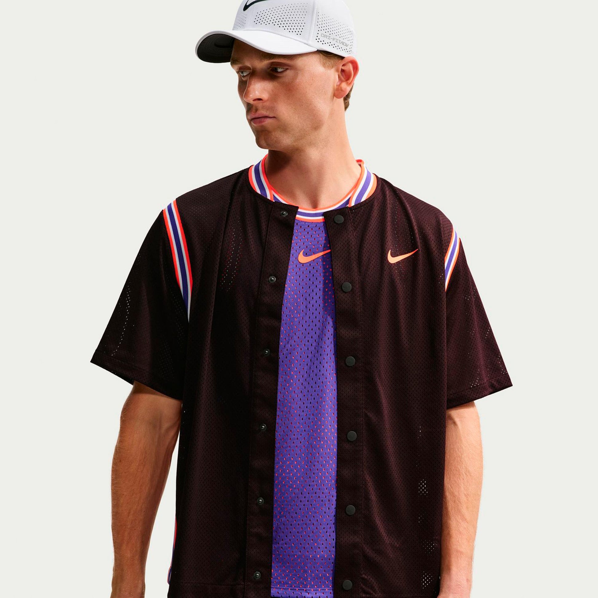 Nike Carlos Alcaraz Court Slam Polo Heren - donkerrood, rood