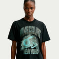 Court Slam T-shirt Dames - zwart