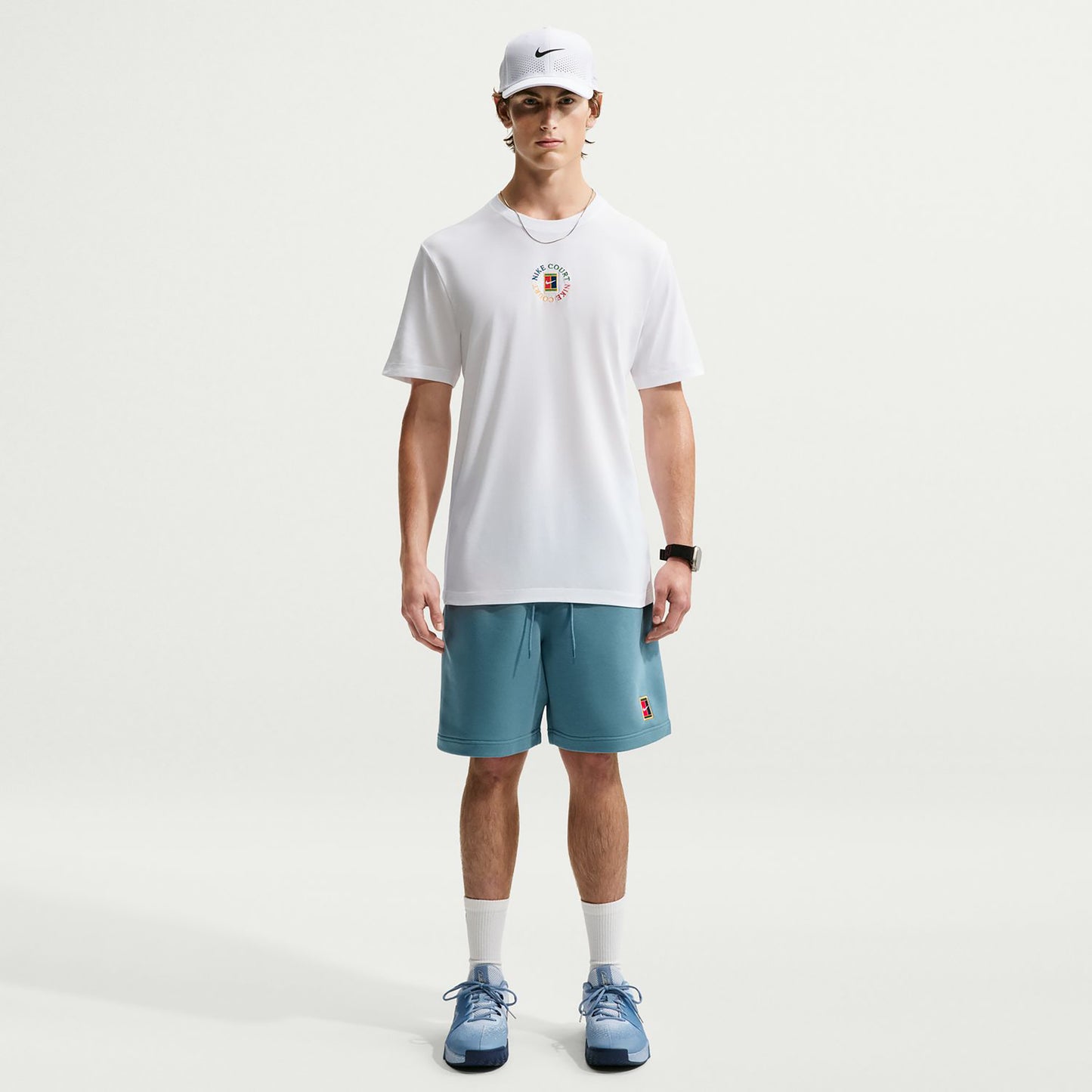 Nike Court T-shirt Hommes - blanc