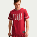 Court T-shirt Heren - rood
