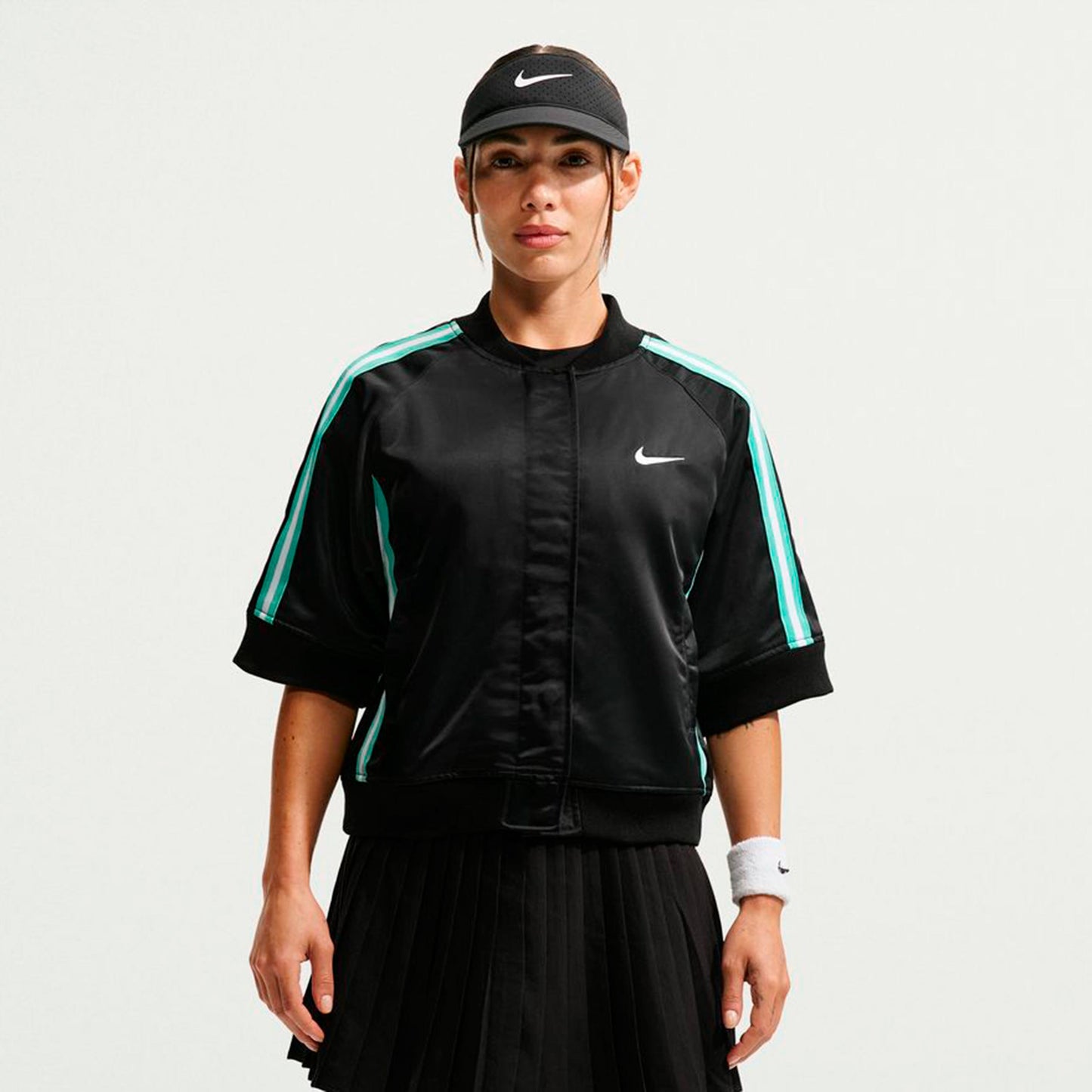 Nike Court Slam Trainingsjack Dames - zwart, mint