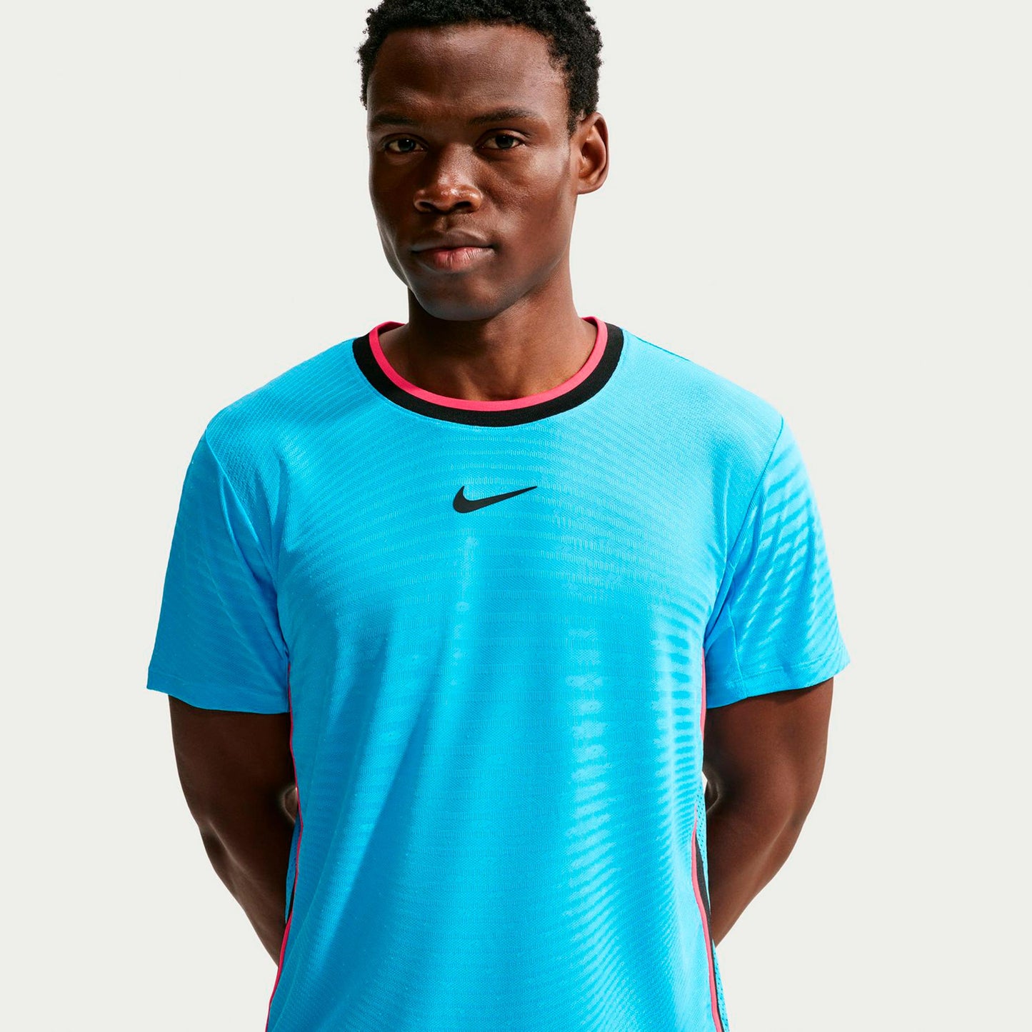 Nike Court Slam T-shirt Heren - lichtblauw