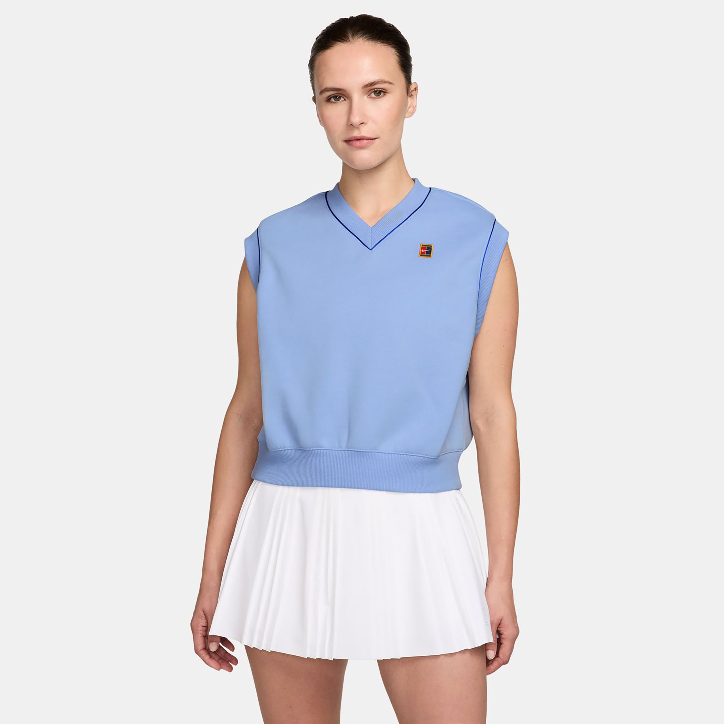 Nike Court Pullunder Dames - lichtblauw