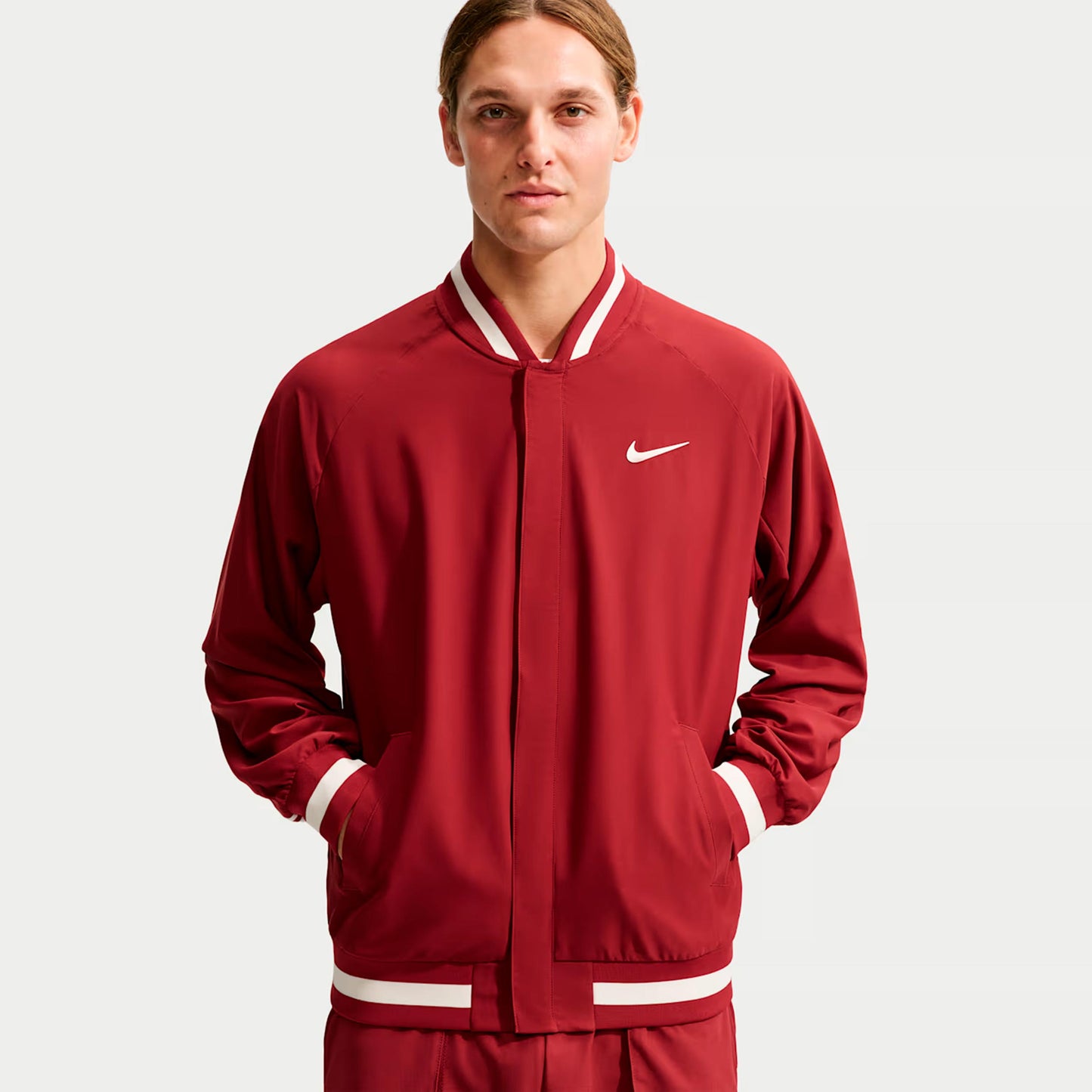 Nike Jannik Sinner Court Slam Trainingsjack Heren - rood, crème