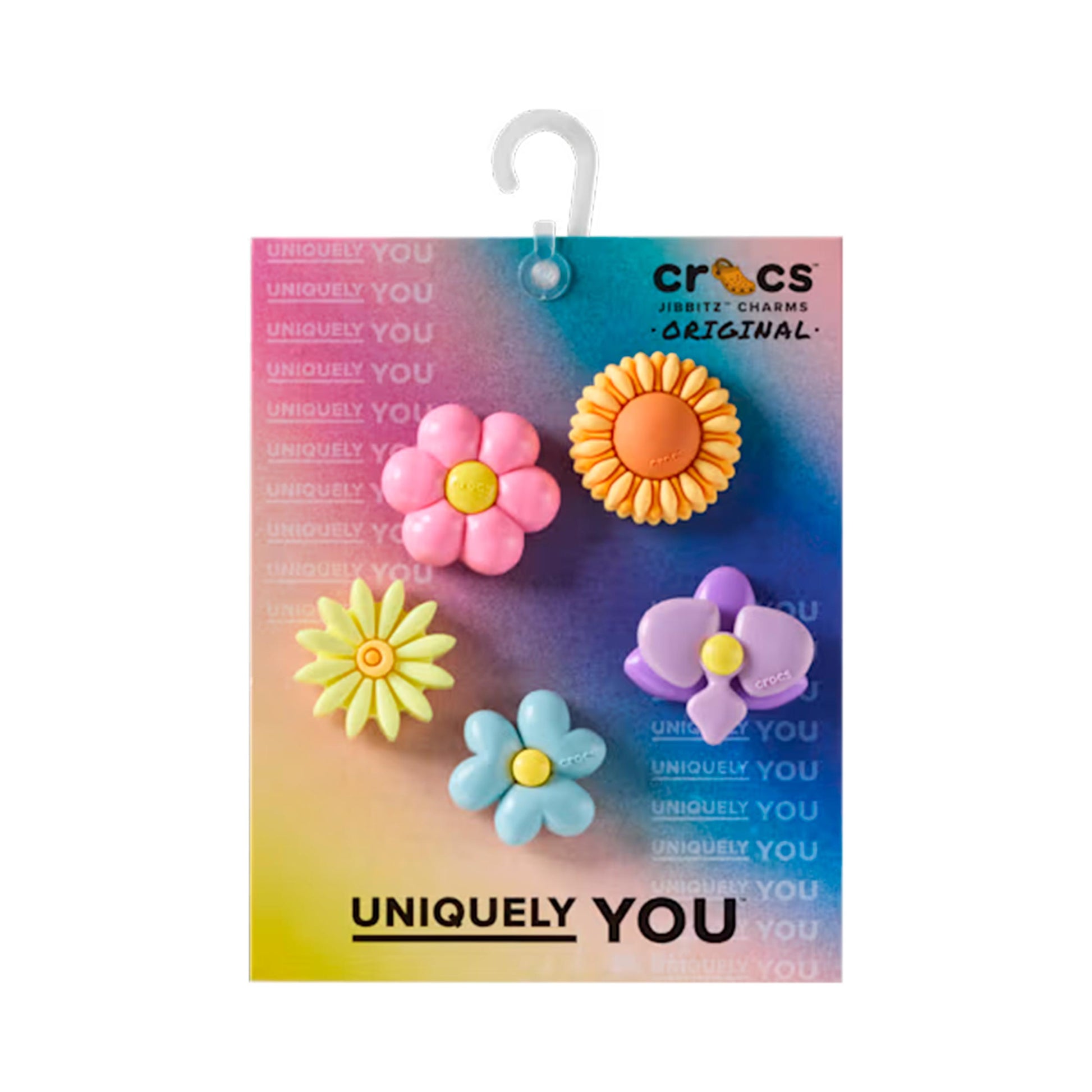 Crocs Puffy Flower Sonstiges Unisex - lichtblauw, roze