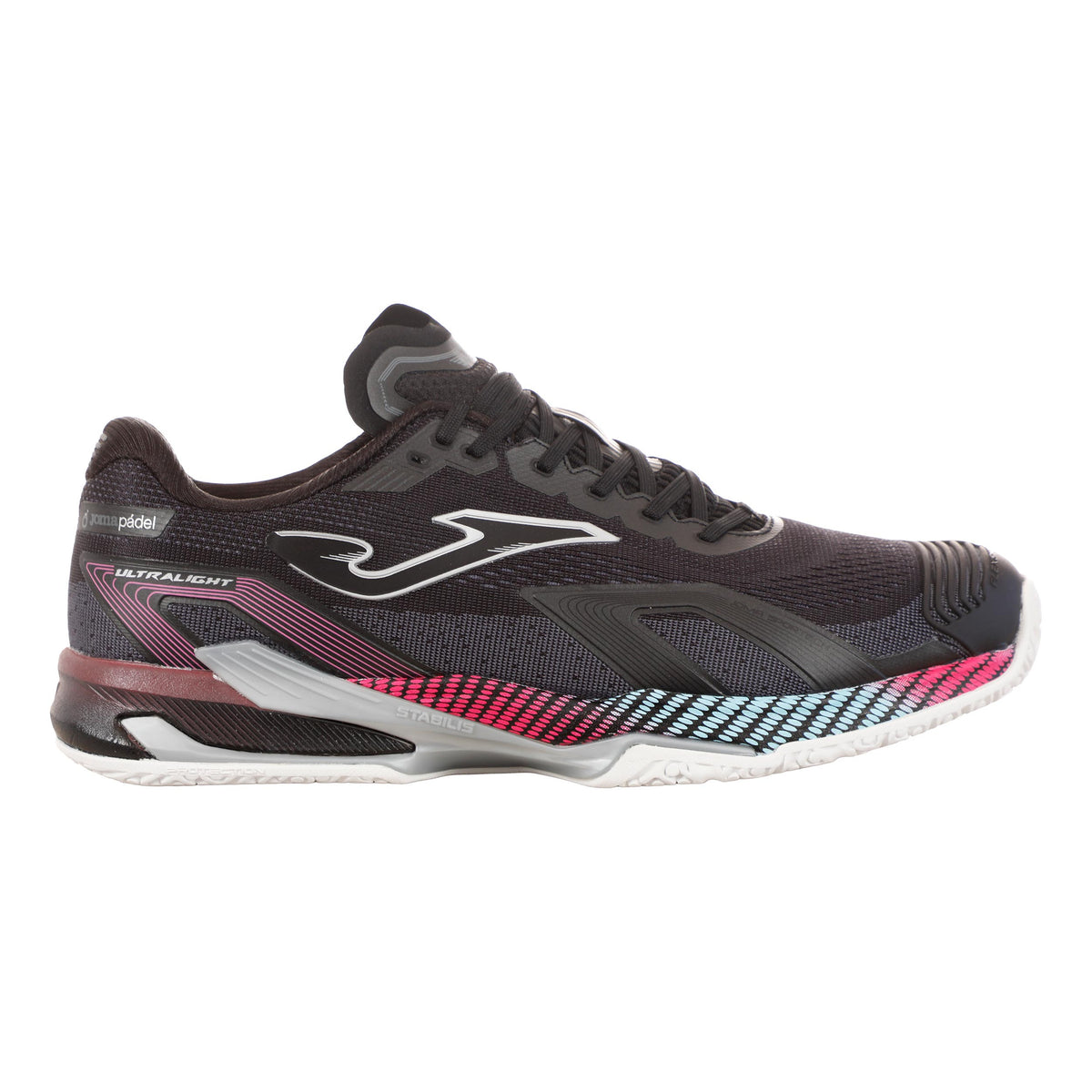 Joma Ultra Light Padel schoen Heren - zwart, roze