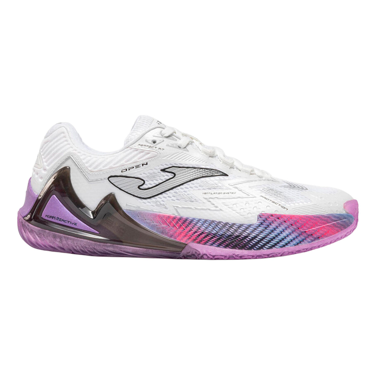 Joma Open Padel schoen Heren - wit, roze