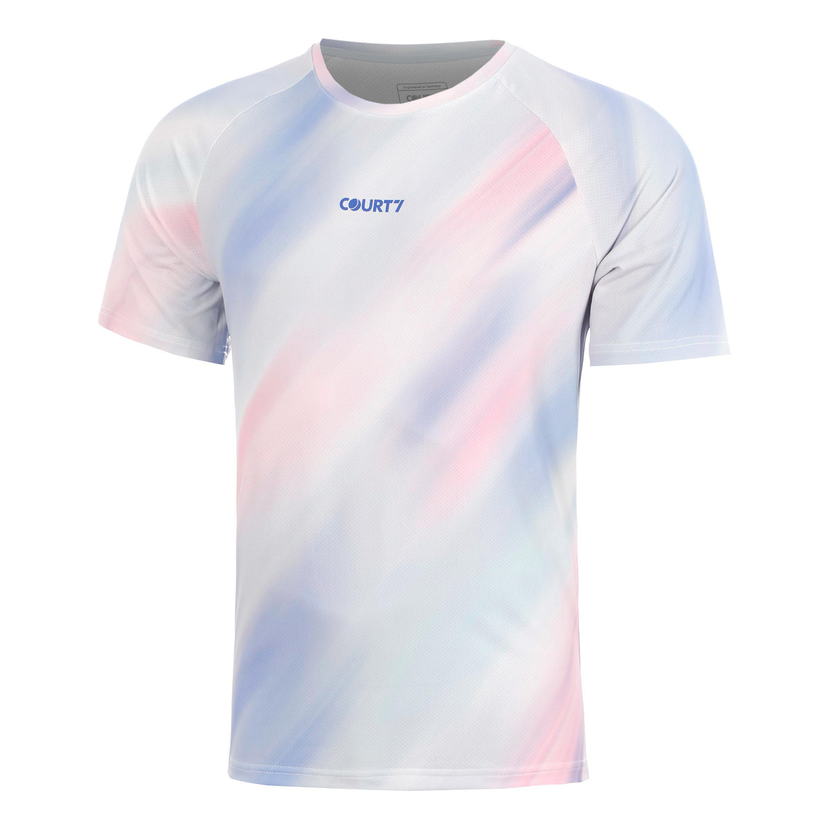 COURT7 Performance T-shirt Heren - wit, veelkleurig