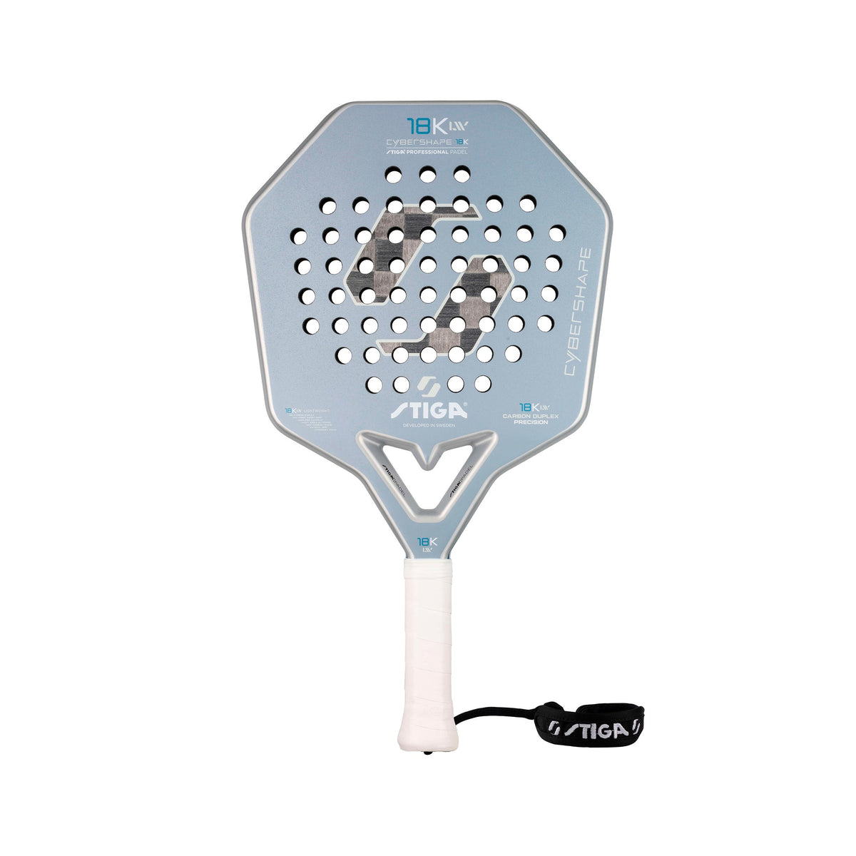 Stiga 18K LW 2 Cybershape Padel racket Testrackets