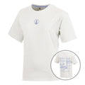 Club House Boyfriend T-shirt Femmes - crème