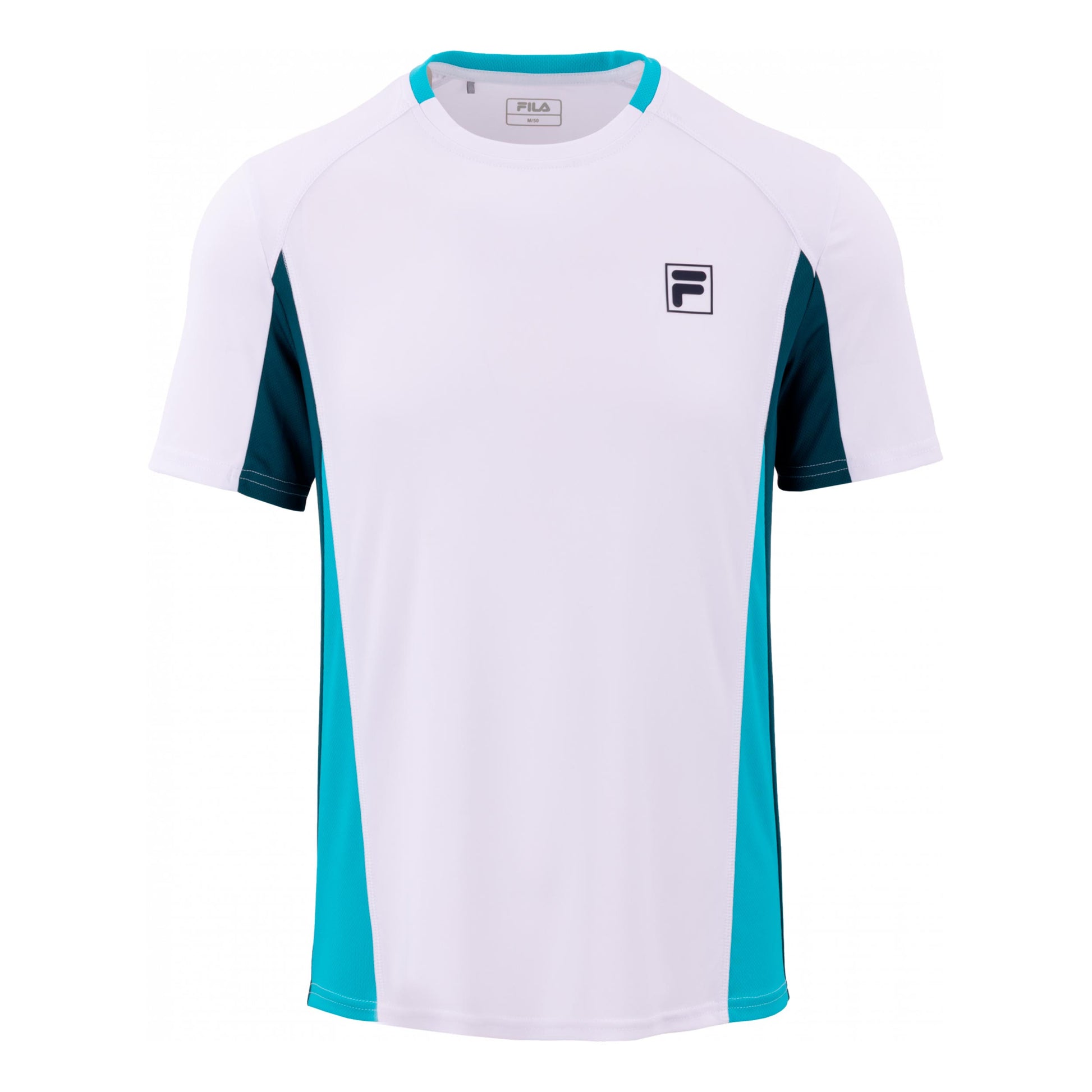 Fila Tamino T-shirt Hommes - blanc, turquoise