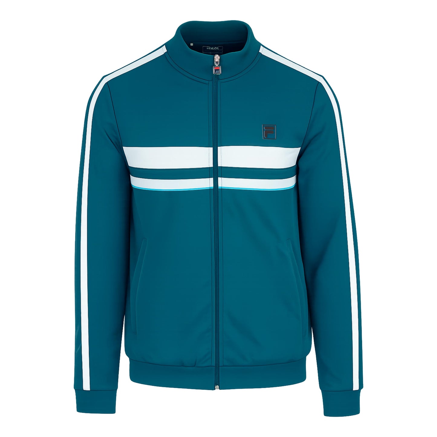 Fila Ned Veste de survêtement Hommes - bleu petrol, blanc