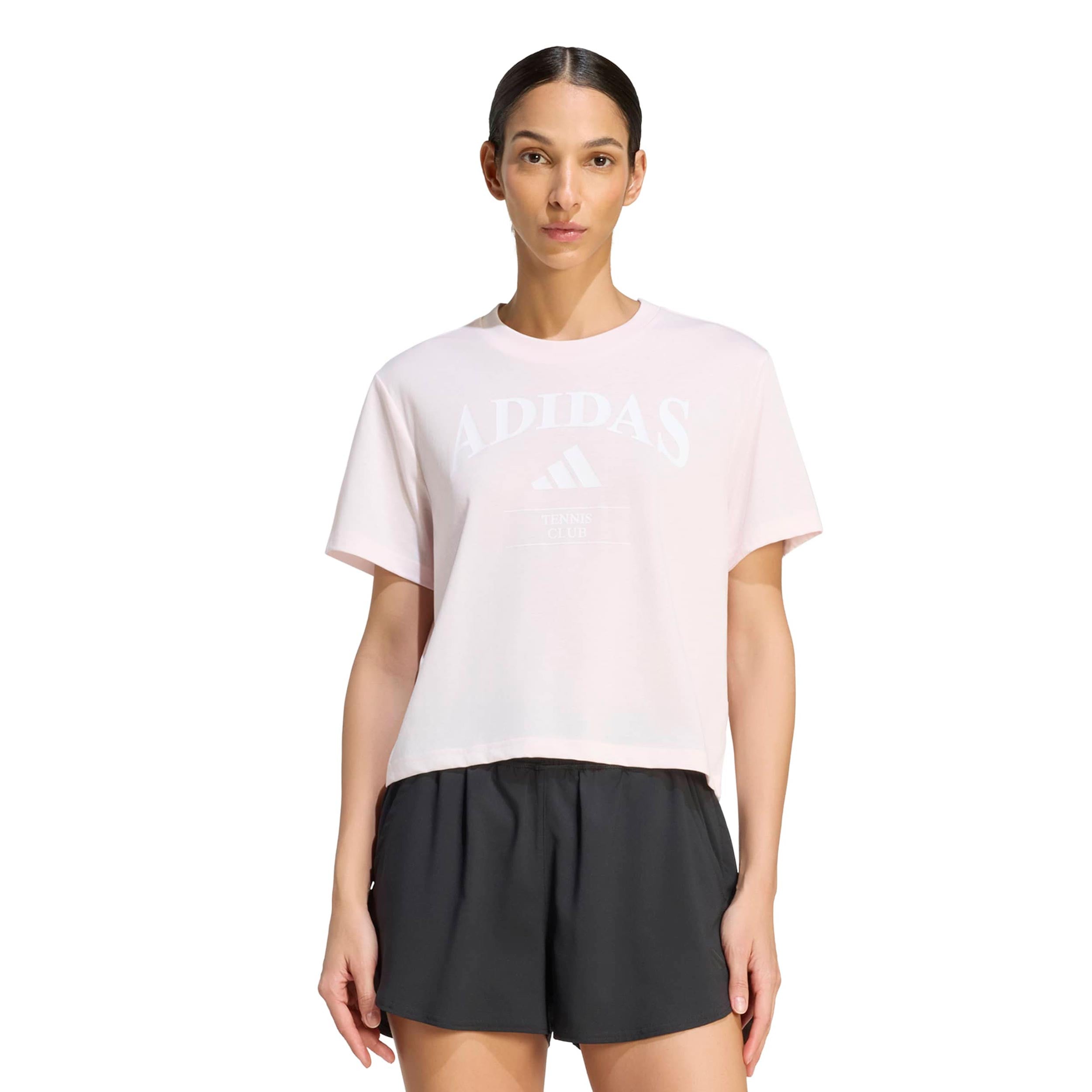 adidas Graphic T-shirt Dames - oud roze