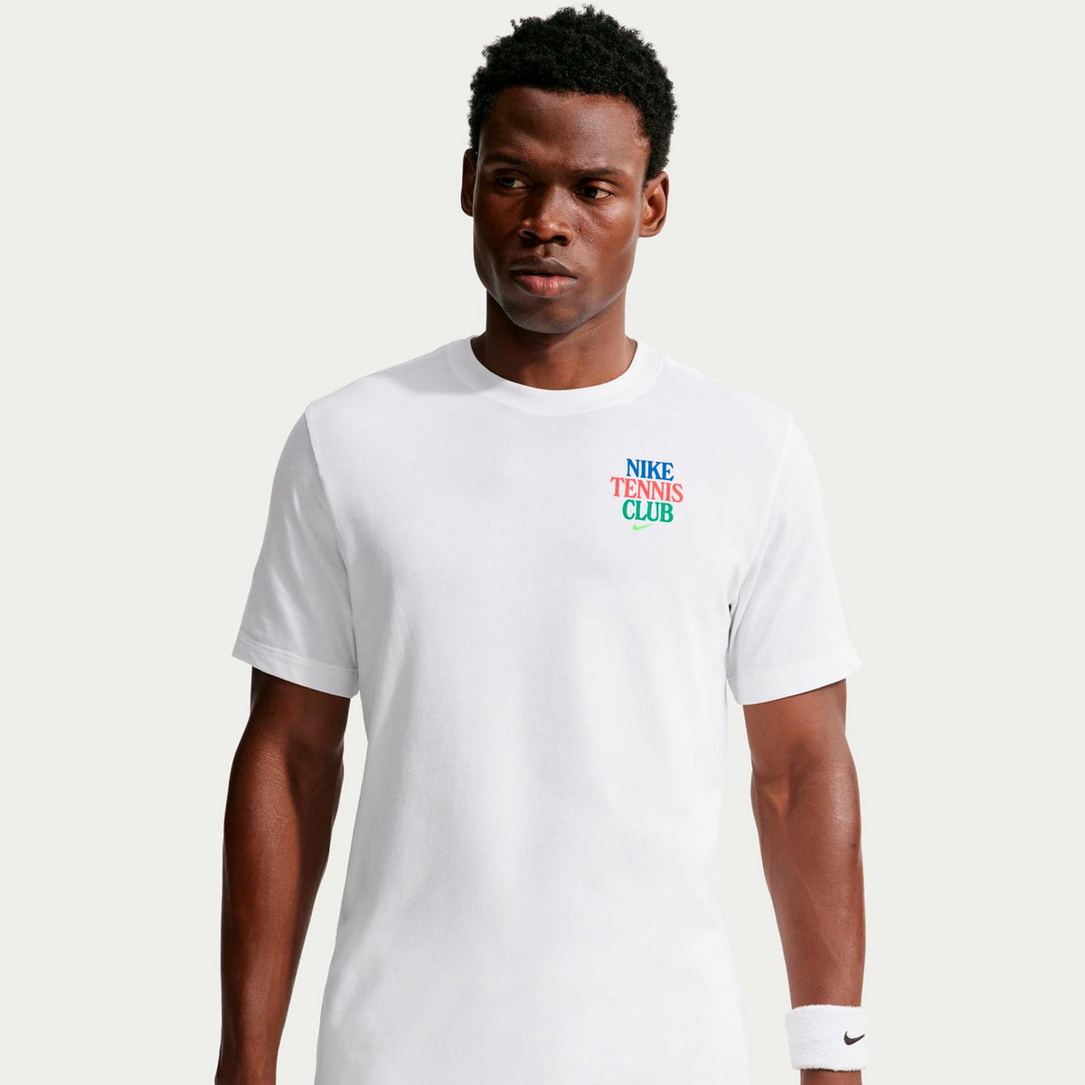 Nike Dri-Fit T-shirt Heren - wit