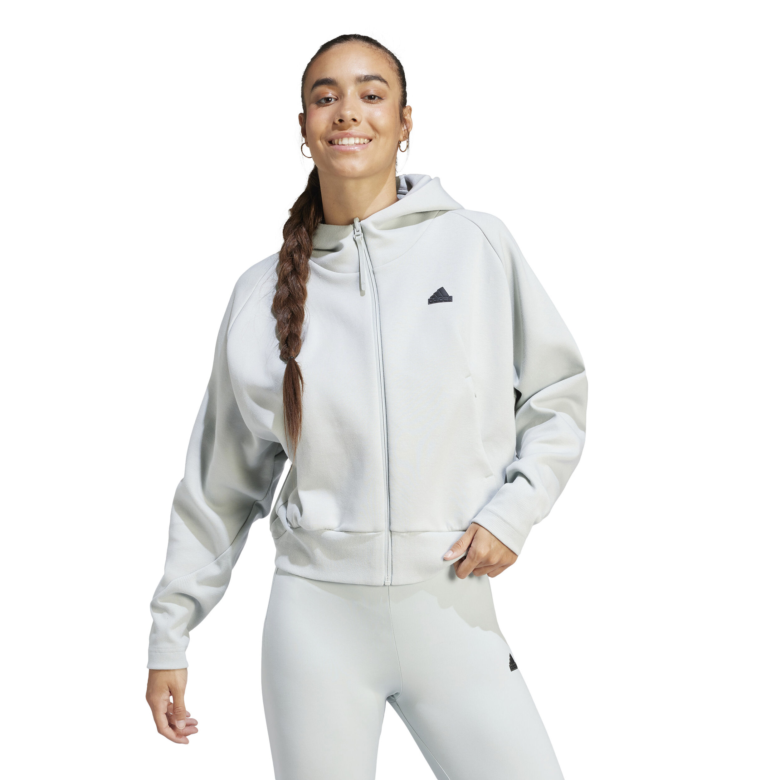 Buy adidas Z.N.E. Sportjas Dames Zilver Grijs online Padel Point BE
