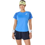 ASICS Kleding ASICS Game T-shirt Dames-Blauw