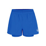 Quiet Please Kleding Quiet Please Rematch 2in1 Shorts Dames - blauw, wit