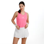 BIDI BADU Tenniskleding BIDI BADU Crew Racerback Tanktop Dames-pink