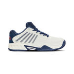 K-Swiss Tennisschoenen K-Swiss Hypercourt Express 2 Gravelschoen Kinderen-Wit,Donkerblauw