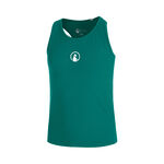 Quiet Please Tenniskleding Quiet Please Racerback Tanktop Meisjes-groen