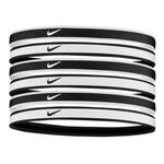 Nike Kleding Nike Swoosh Sport Tipped Haarband Verpakking 6 Stuks-Wit,Zwart