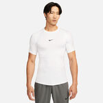 Nike Kleding Nike Dri-Fit Pro Tight Fitness T-shirt Heren-Wit,Zwart