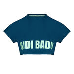 BIDI BADU Kleding BIDI BADU Abdominis Crop Move T-shirt Dames-Petrolblauw