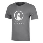 Quiet Please Kleding Quiet Please Trainings T-shirt Heren - grijs, wit