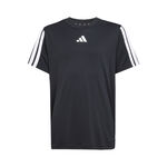 adidas Kleding adidas Training Essentials 3 Stripes T-shirt Kinderen-Zwart,Wit
