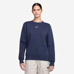 Nike Kleding Nike Phoenix Fleece Crew Sweatshirt Dames-Donkerblauw,Cr&egrave;me