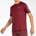 Bullpadel Kleding Bullpadel Alder T-shirt Heren-Donkerrood